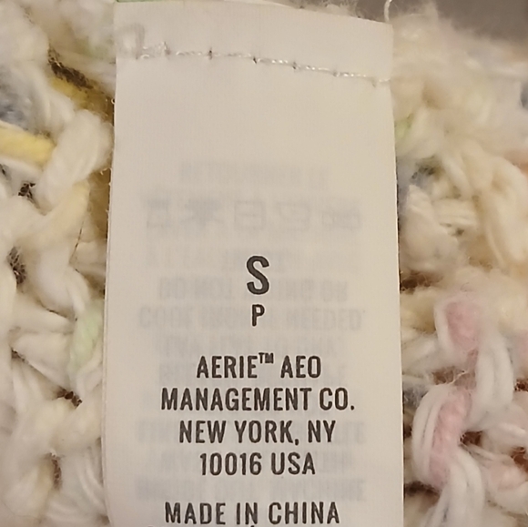 Aerie Cozy Crew Neck Open Back Sweater in Soft Knit - Picture 12 of 13